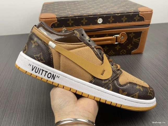 O-W -LouiV Low (WITH JORDAN CASE) AIR 1 Top 0729